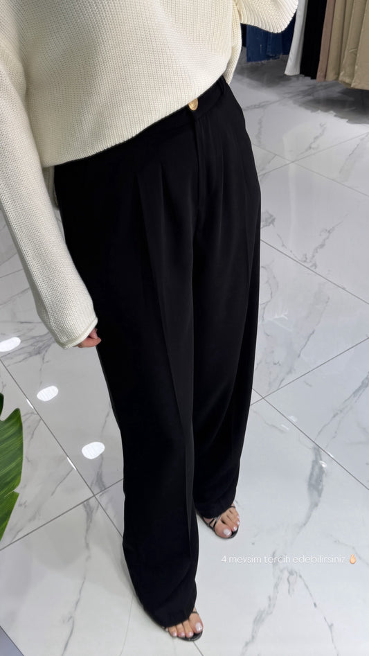 GOLD DÜĞMELİ PANTALON