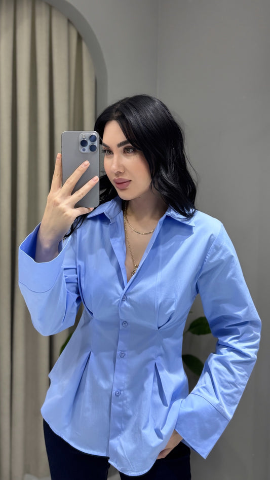 BELDEN OTURAN GÖMLEK