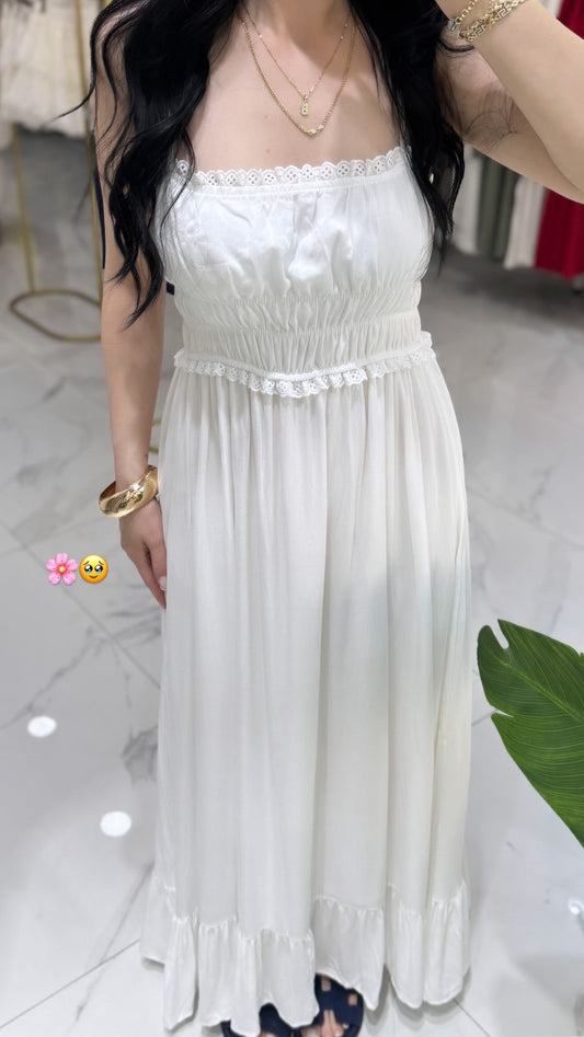 Dantel Askılı Elbise