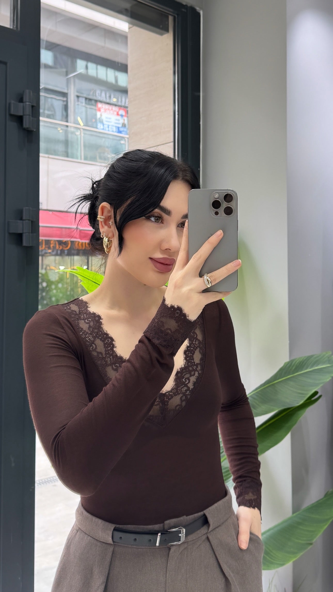 KAŞMİR DANTELLİ BLUZ