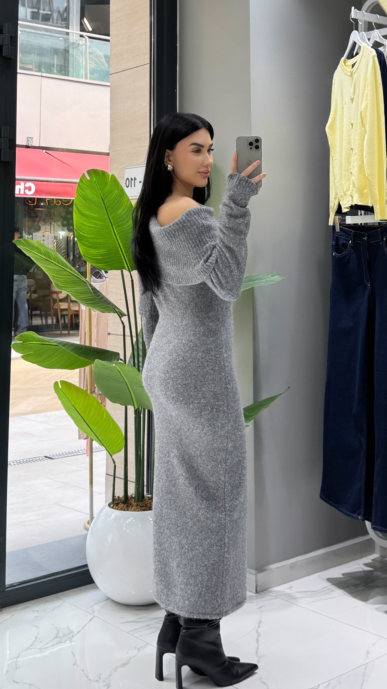 MADONNA YAKA ELBİSE