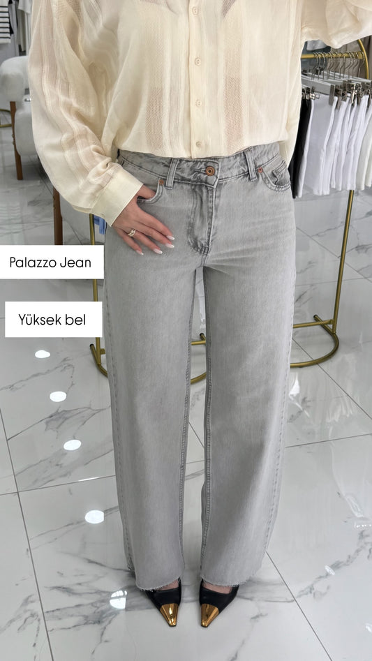Açık Gri Pallazoo Jean