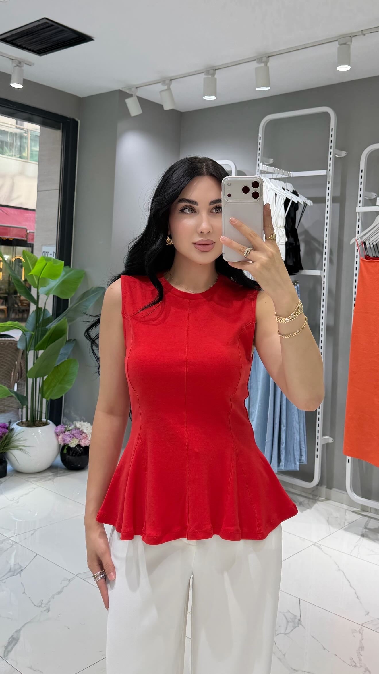 PEPLUM BLUZ