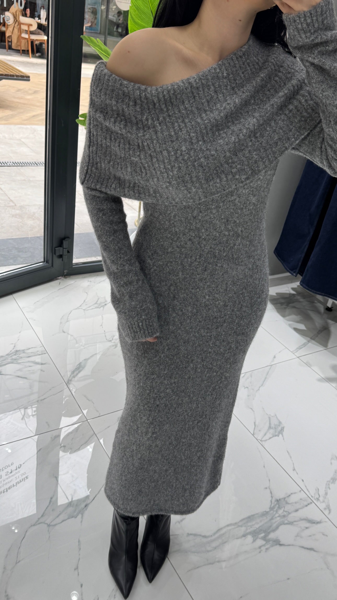 MADONNA YAKA ELBİSE