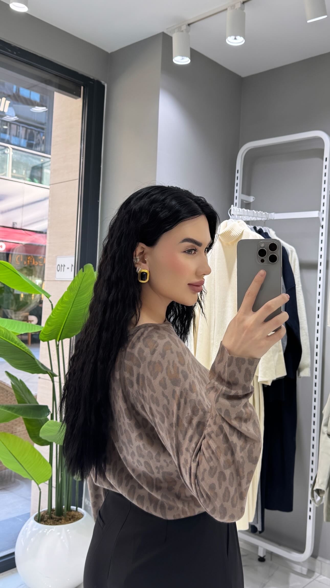 LEOPAR BASKILI KAZAK