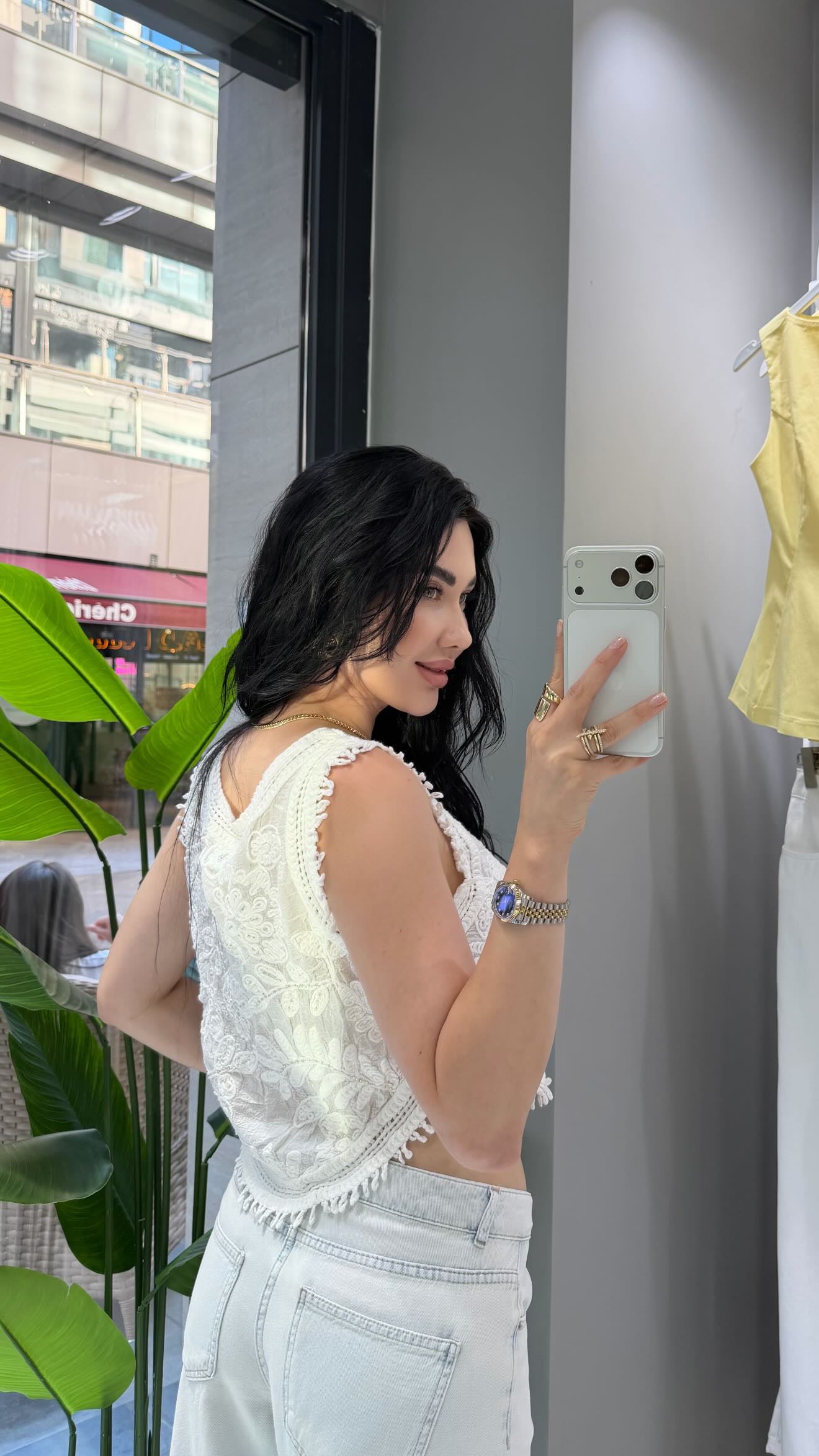 NAKIŞLI BLUZ