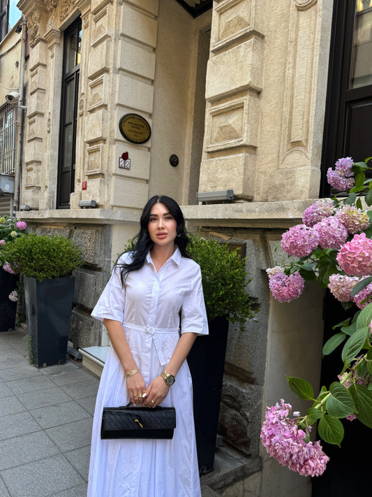 Gömlek Elbise Poplin