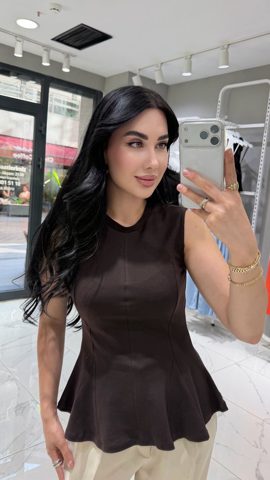 PEPLUM BLUZ