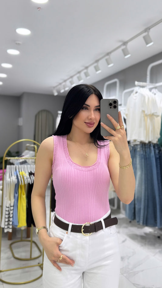 İnce  Dokulu Triko Atlet