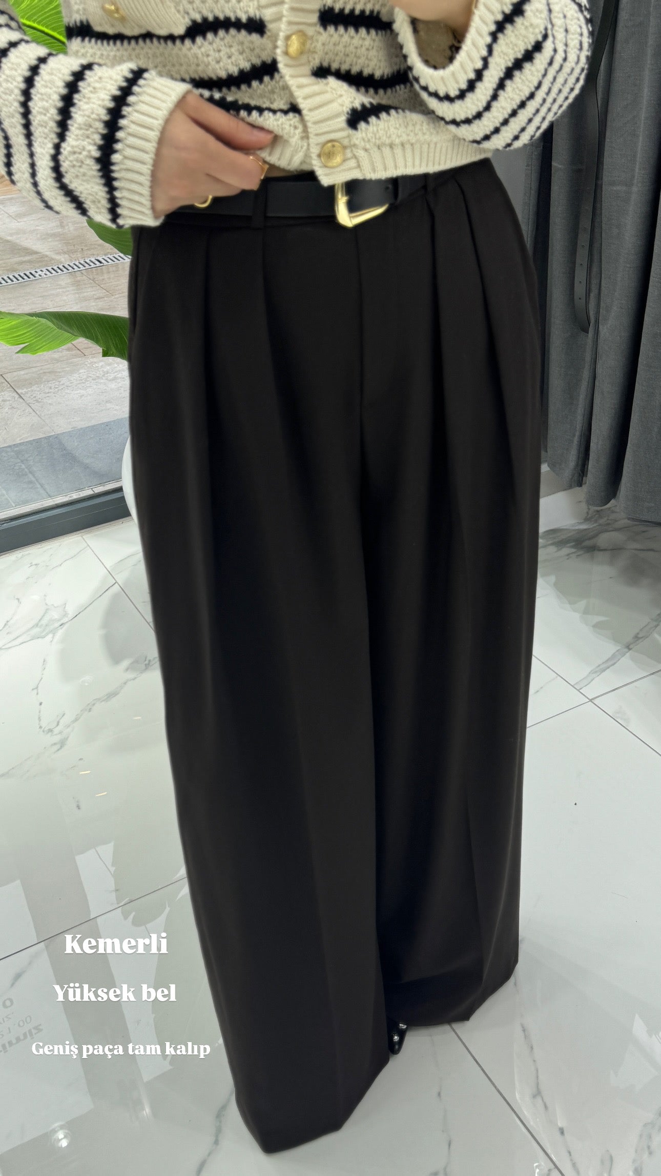 KEMERLİ PANTALON