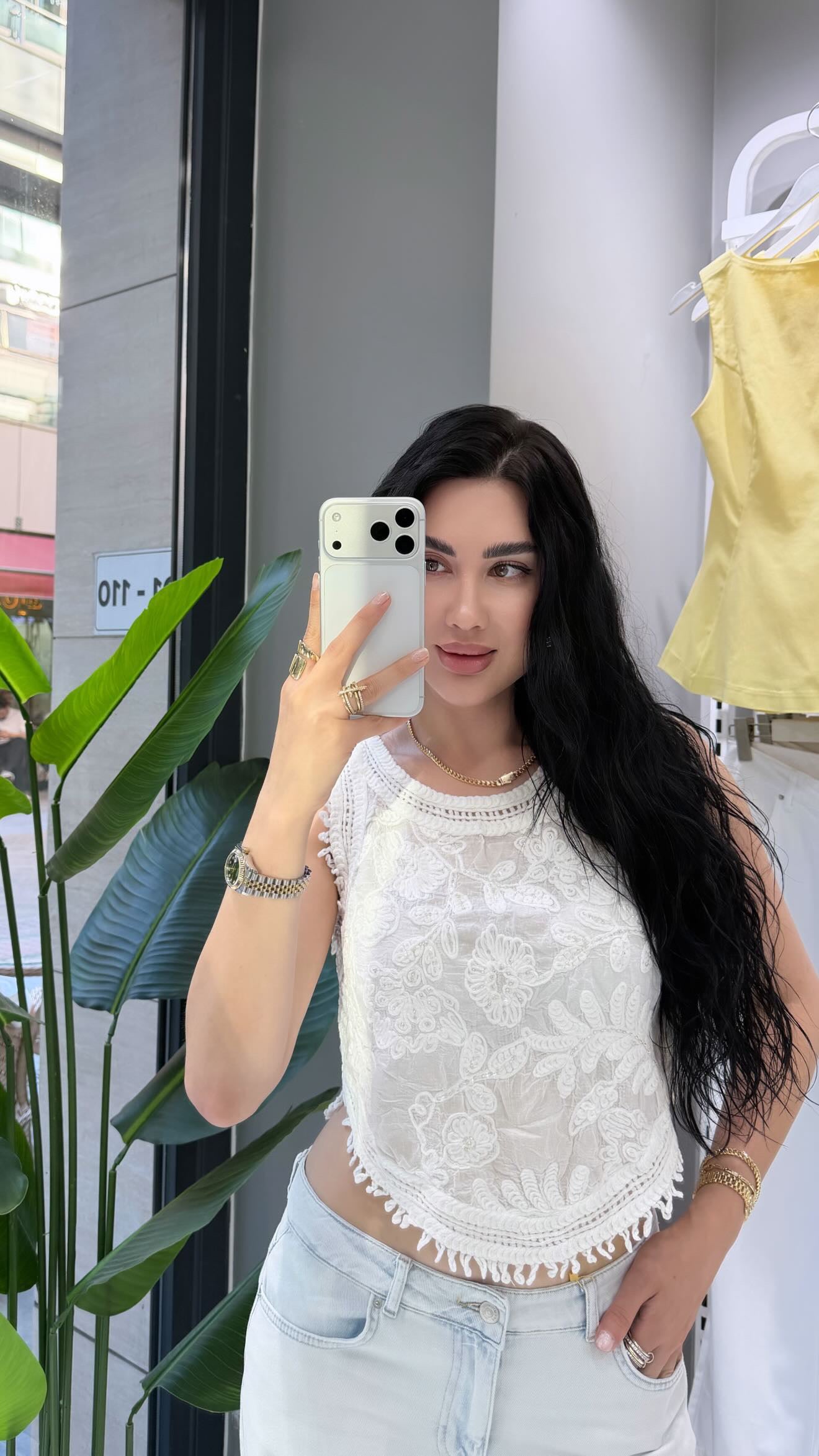 NAKIŞLI BLUZ