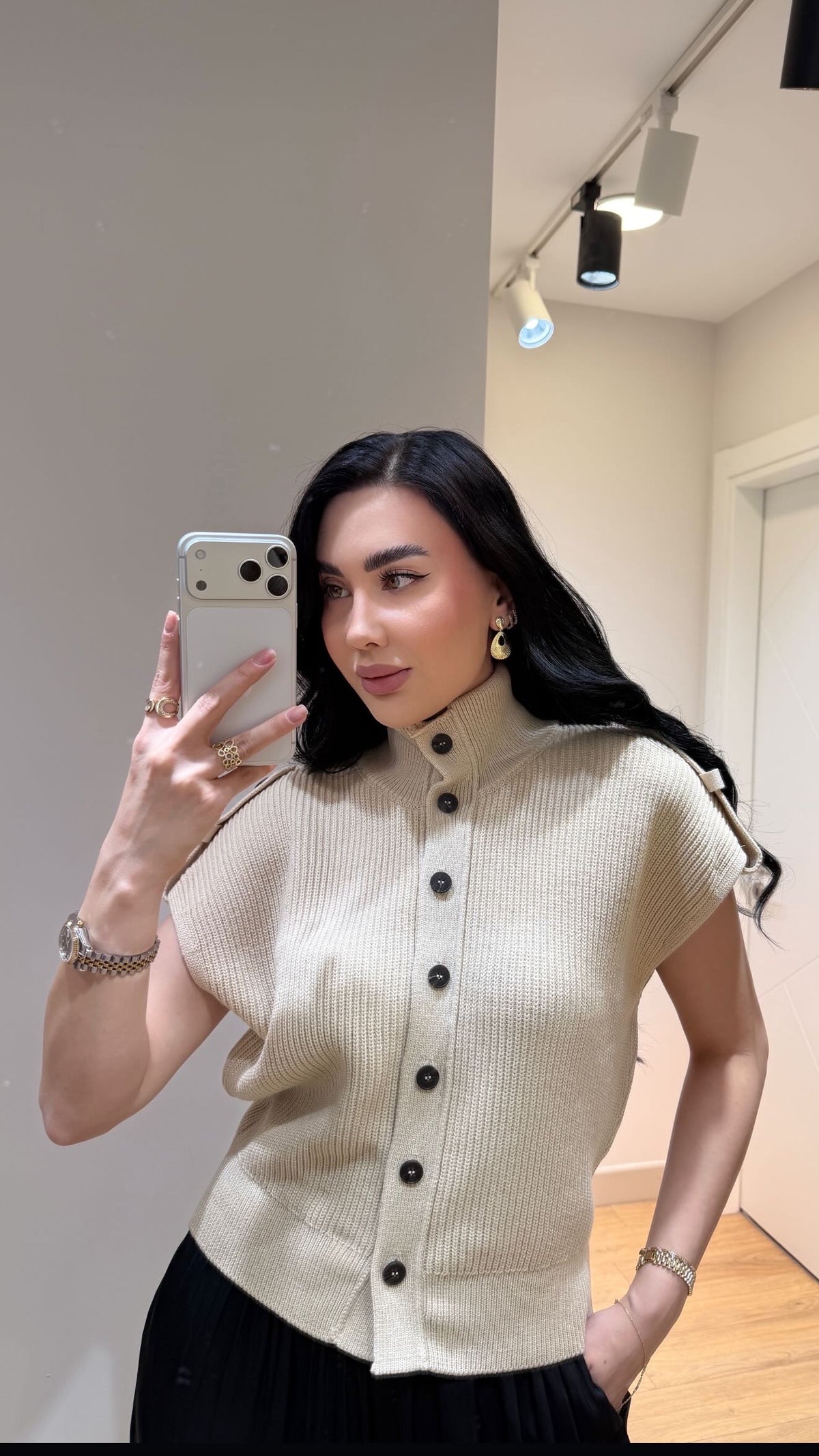 BALIKÇİ YAKA YELEK