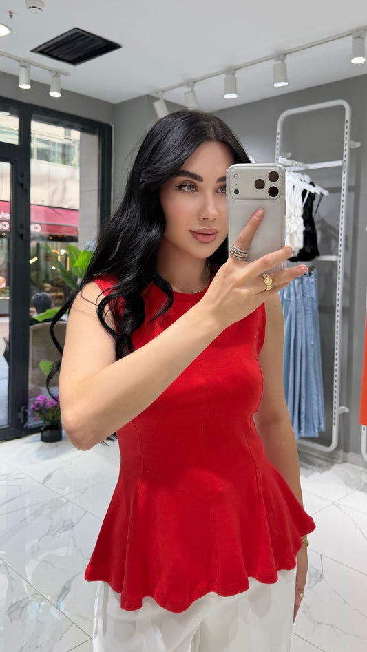 PEPLUM BLUZ
