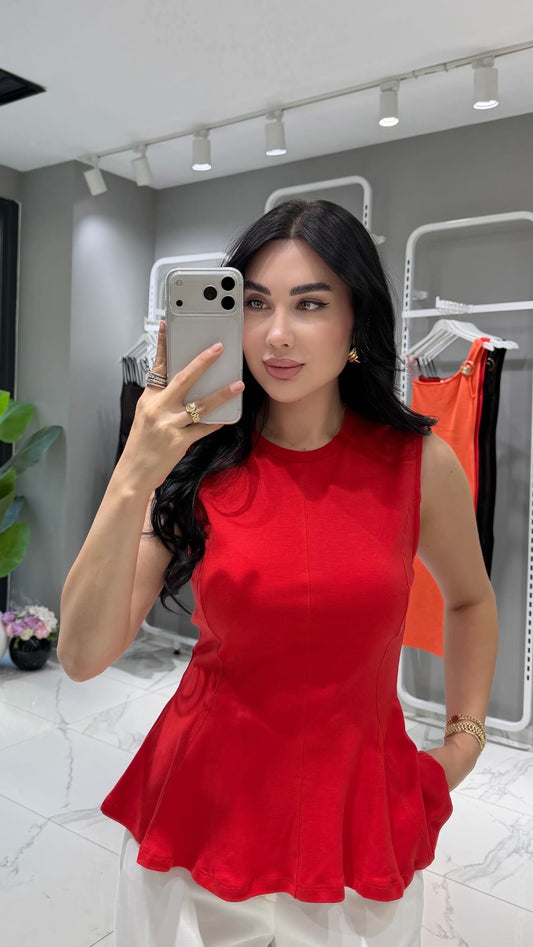 PEPLUM BLUZ