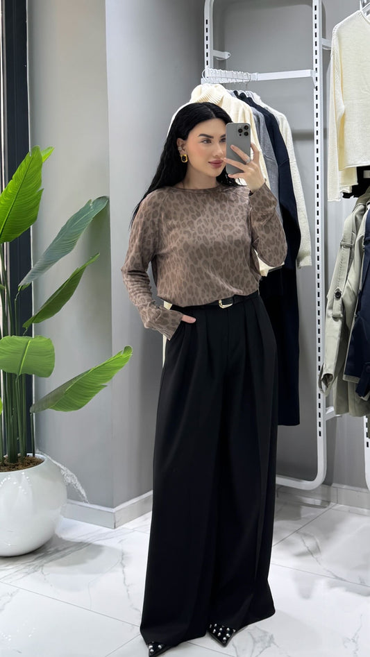 LEOPAR BASKILI KAZAK