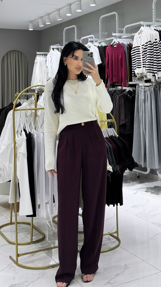 GOLD DÜĞMELİ PANTALON