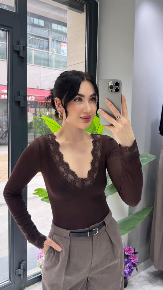 KAŞMİR DANTELLİ BLUZ