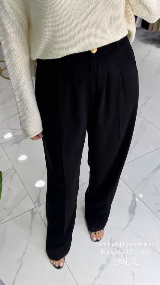 GOLD DÜĞMELİ PANTALON