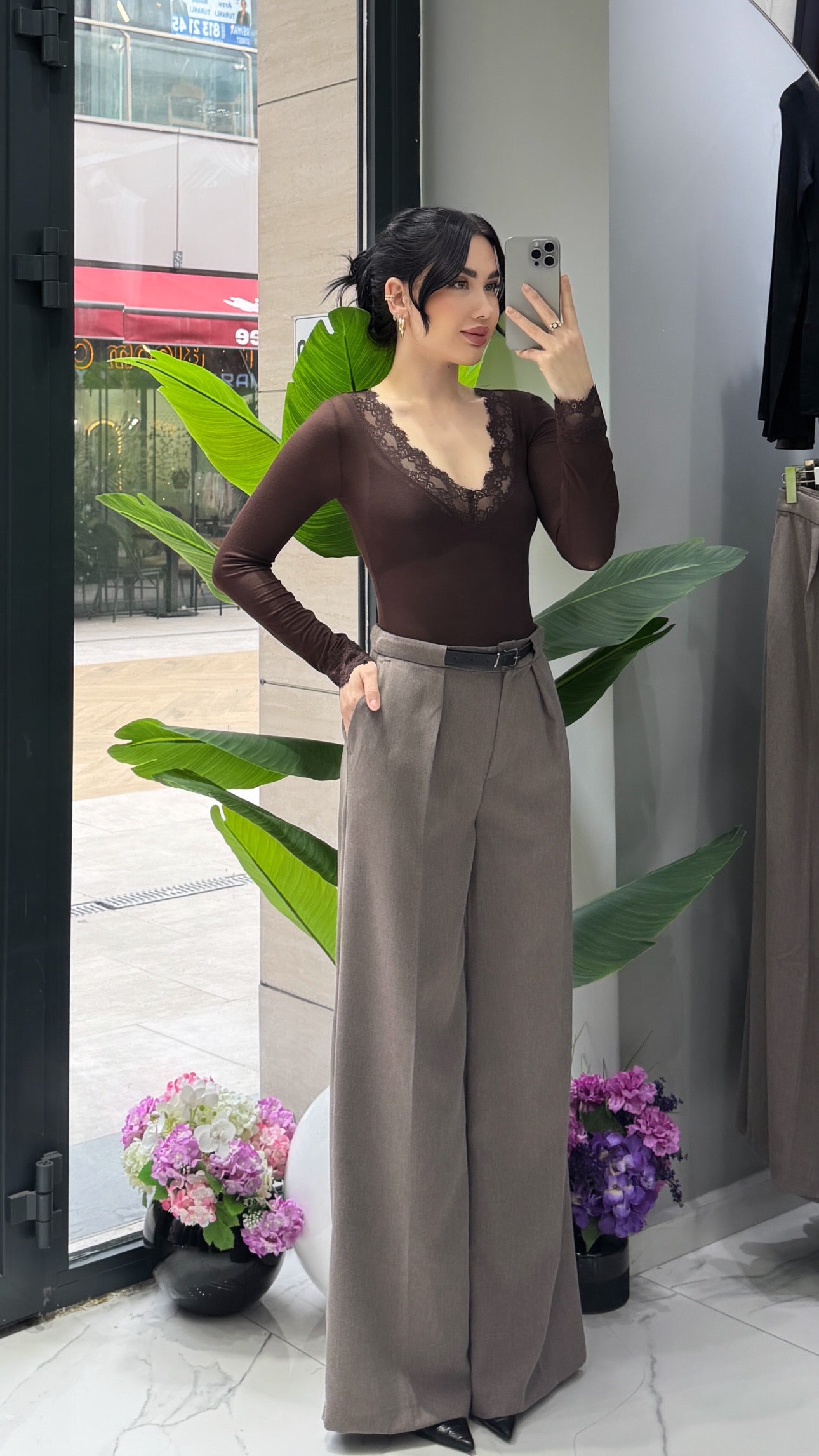 KAŞMİR DANTELLİ BLUZ