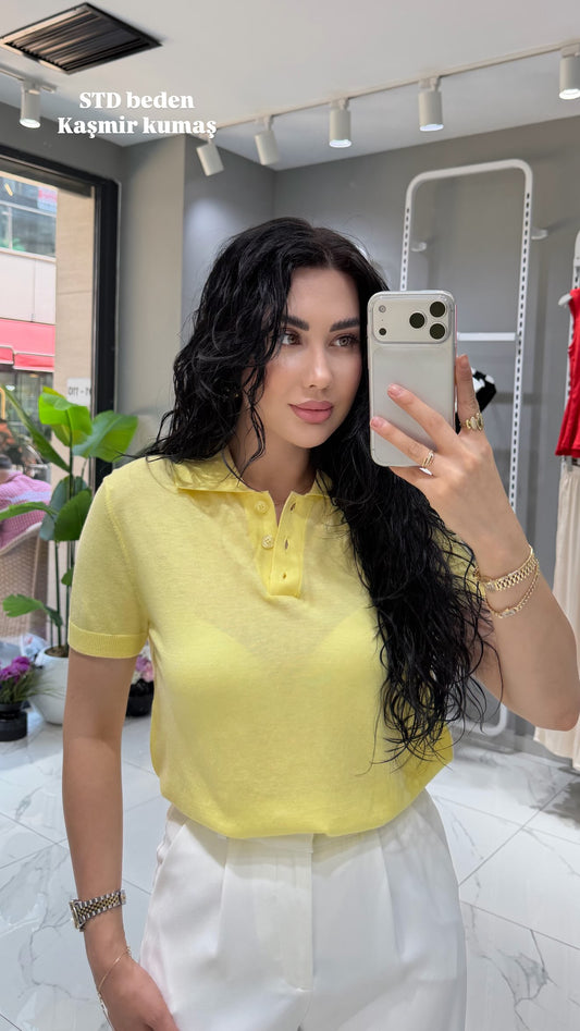 POLO YAKA KAŞMİR