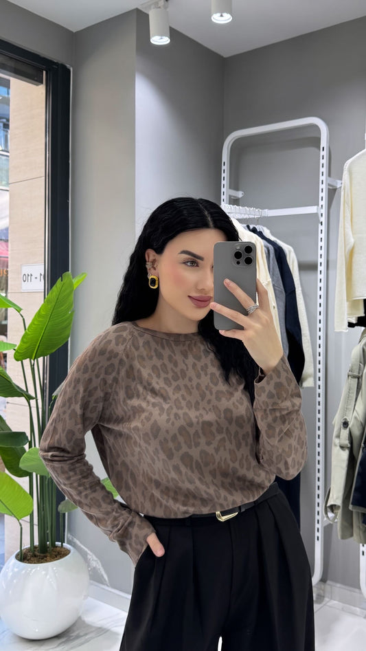 LEOPAR BASKILI KAZAK