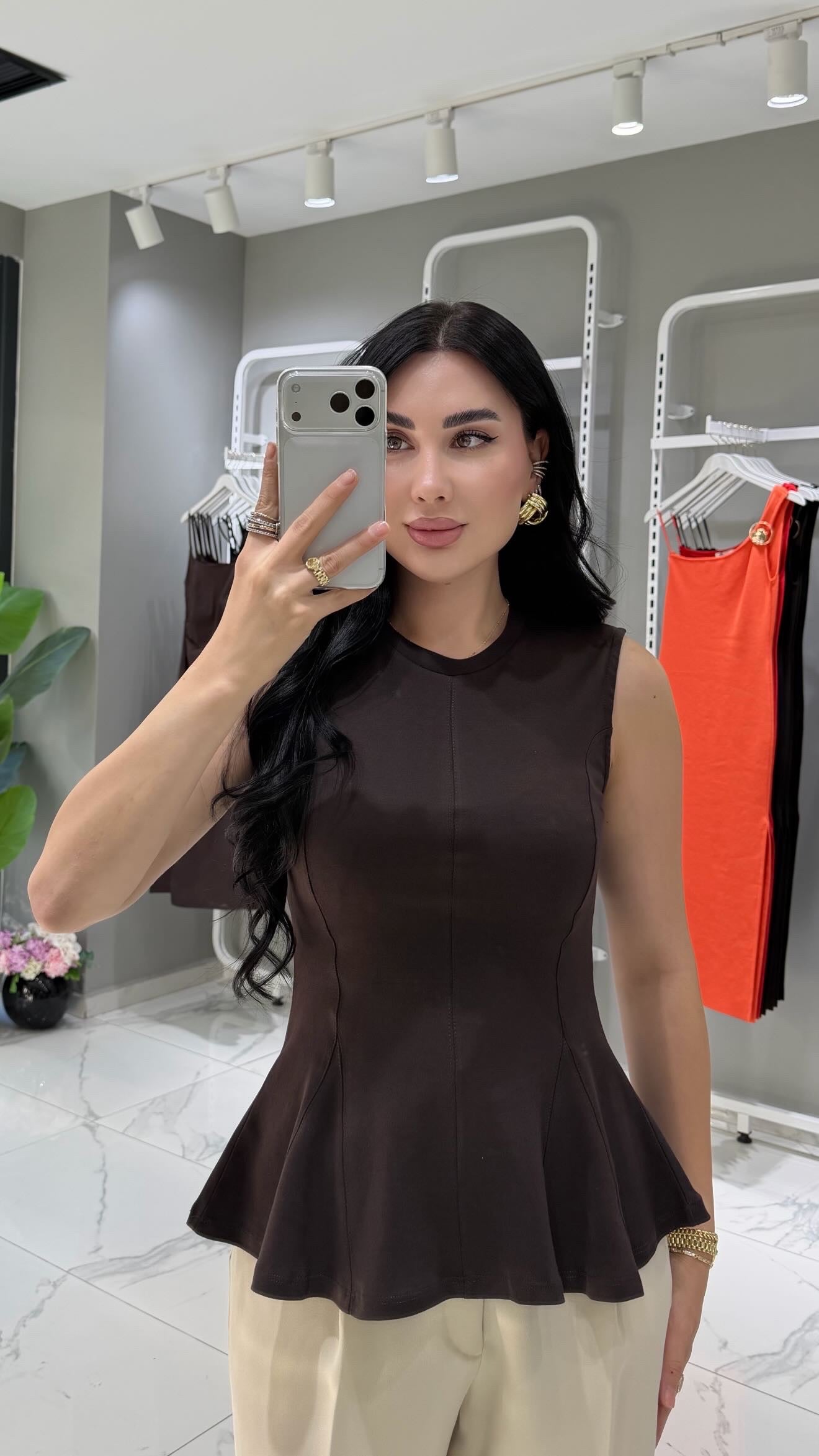 PEPLUM BLUZ