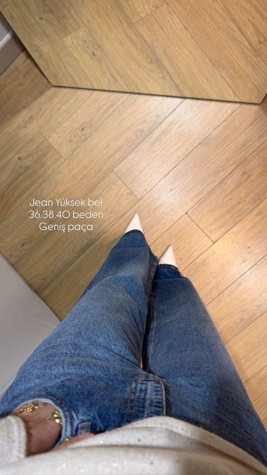 YÜKSEK BEL JEAN