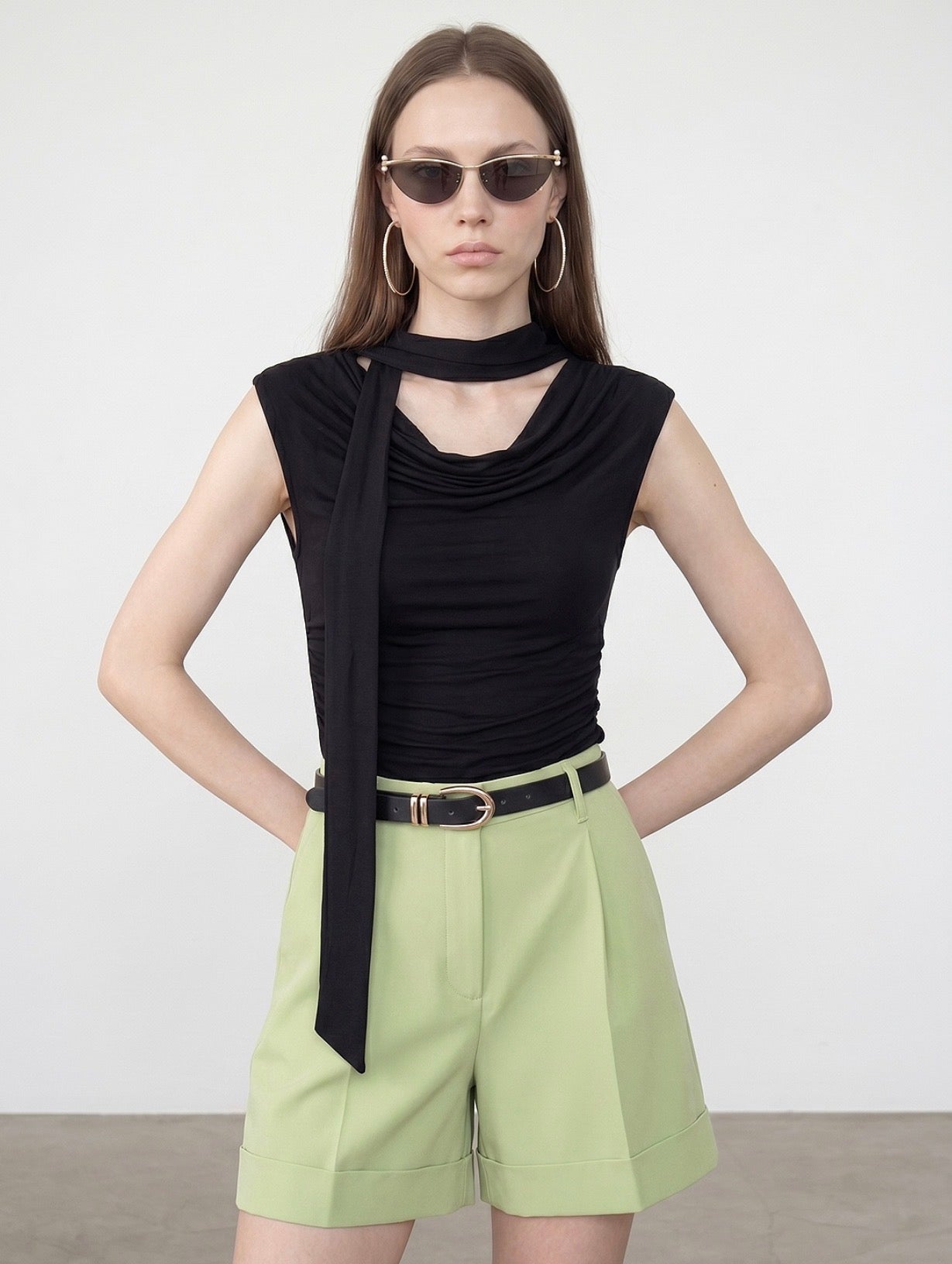 ŞAL YAKA TOP
